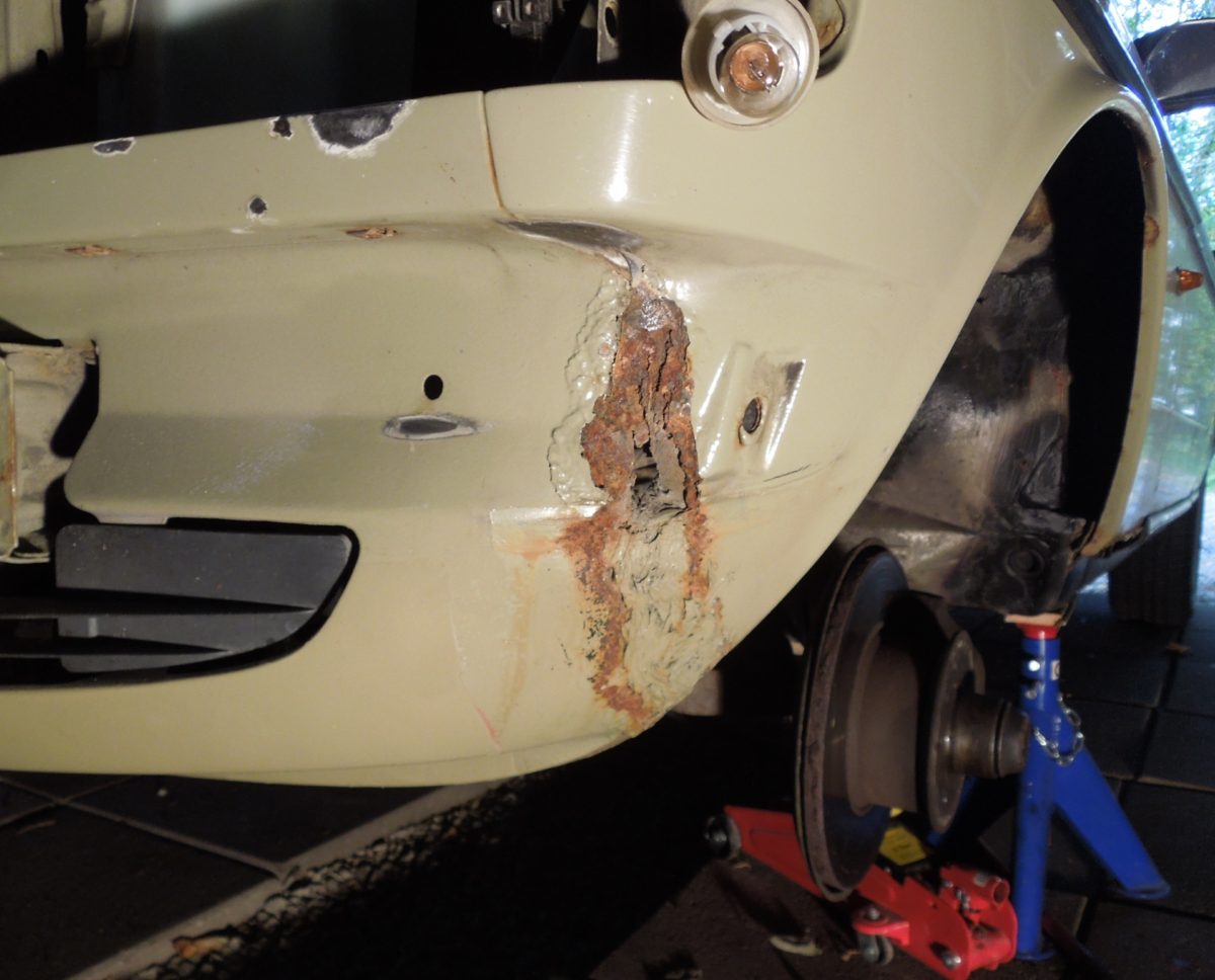 How to weld the front fender on w123