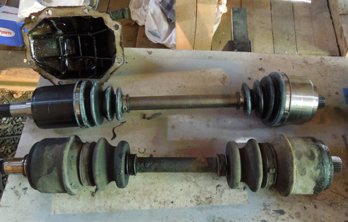How to replace the rear Axle Driveshaft on w123
