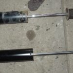 How to replace the rear and front shock absorbers on w123 sedan and coupé