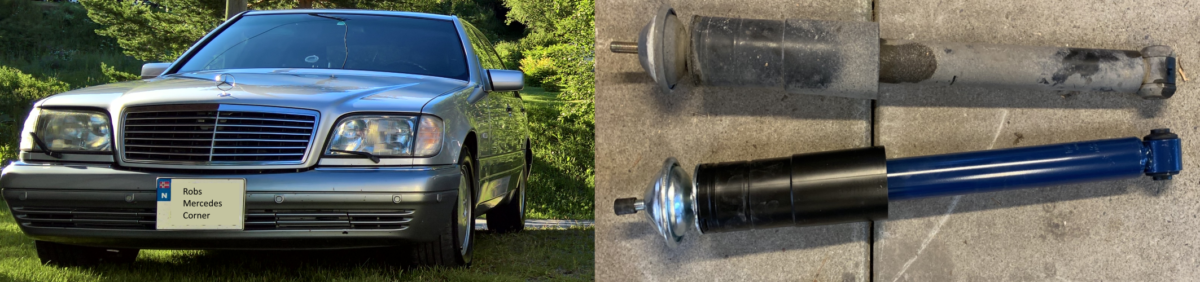 How to change the front shocks and sway bar links in Mercedes w140 S-Class